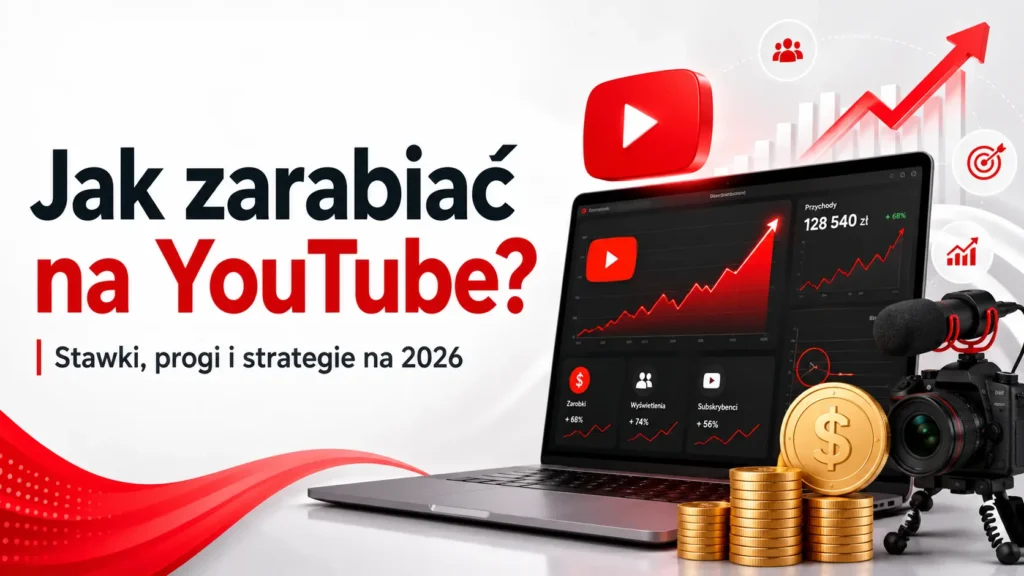 Jak zarabiać na YouTube Stawki, progi i strategie na 2026