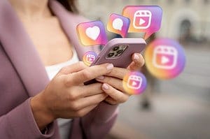 treści na kanał nadawczy Instagram1