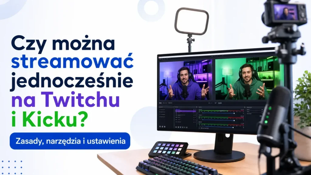 Czy można streamować jednocześnie na Twitchu i Kicku? Zasady, narzędzia i ustawienia