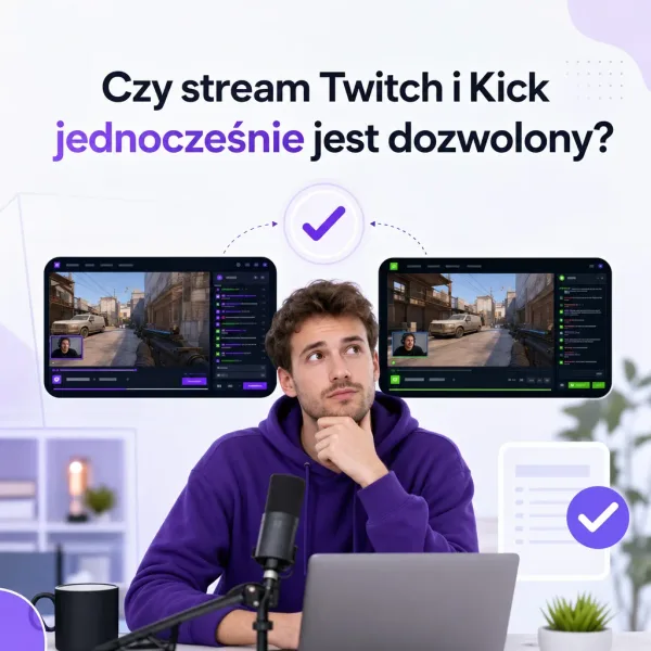Czy stream Twitch i Kick jednocześnie jest dozwolony?